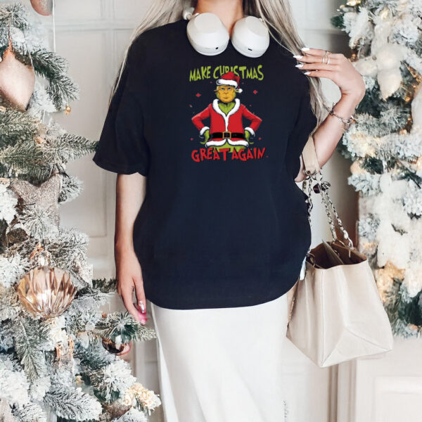 Make Christmas Great Again Shirt, Christmas Trump Shirt, Merry Grinchmas Shirts2