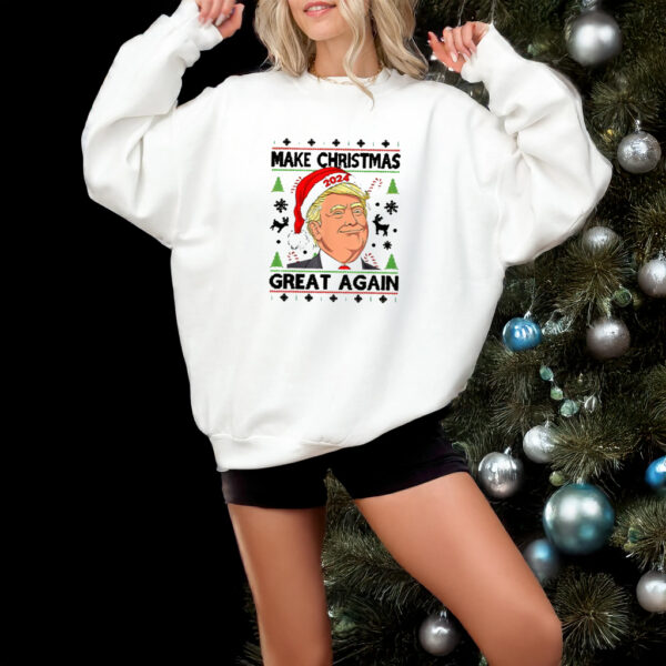 Make Christmas Great Again Ugly Donald Trump 2024 Shirt3