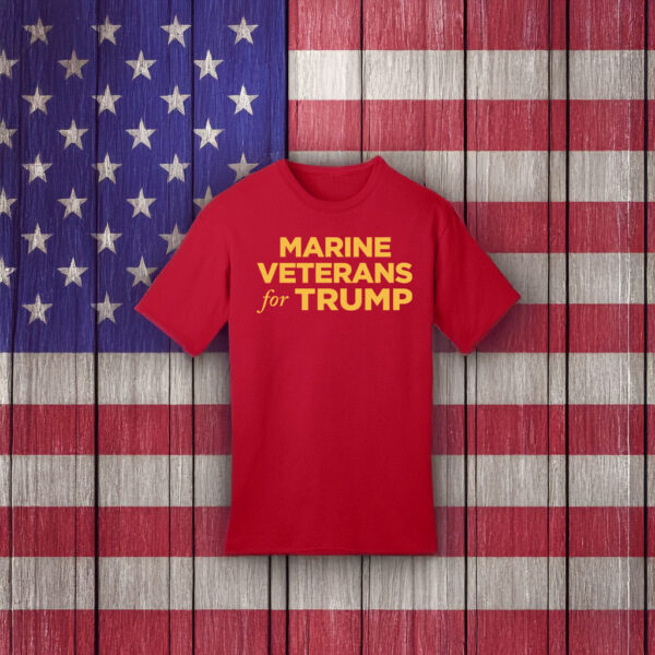 Marine Veterans for Trump TShirt US