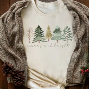 Merry and Bright Trees T-Shirt