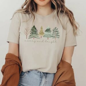 Merry and Bright Trees TShirt