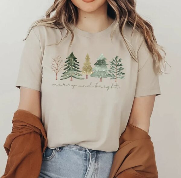 Merry and Bright Trees TShirt