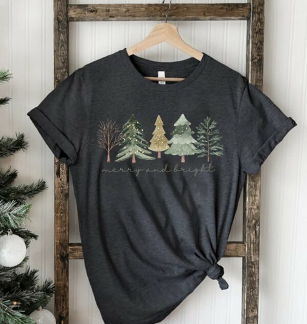 Merry and Bright Trees TShirts