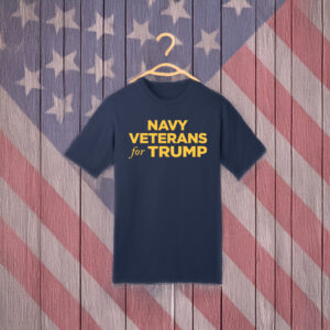 Navy Veterans for Trump TShirt