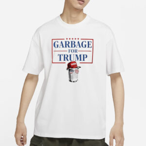 Official Garbage For Trump Shirt Trump Vance Funny Garbage Truck MAGA Hat T-Shirts1