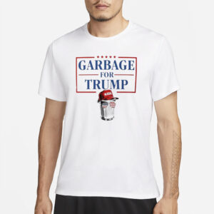 Official Garbage For Trump Shirt Trump Vance Funny Garbage Truck MAGA Hat T-Shirts2