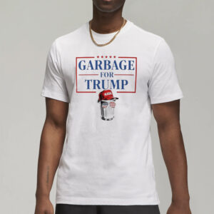 Official Garbage For Trump Shirt Trump Vance Funny Garbage Truck MAGA Hat T-Shirts3