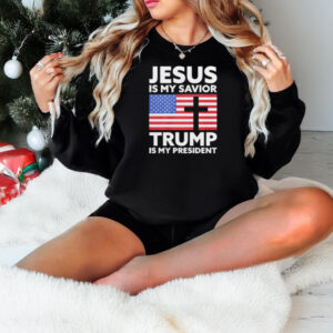 Premium Jesus Is My Savior Trump Is My President T-Shirts1