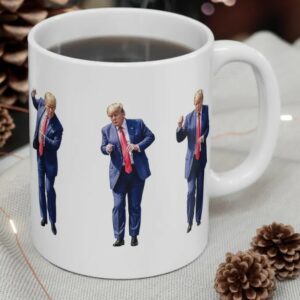 President Donald Trump 2024, Trump Dancing, MAGA, 2024, Trump for President Mugs3