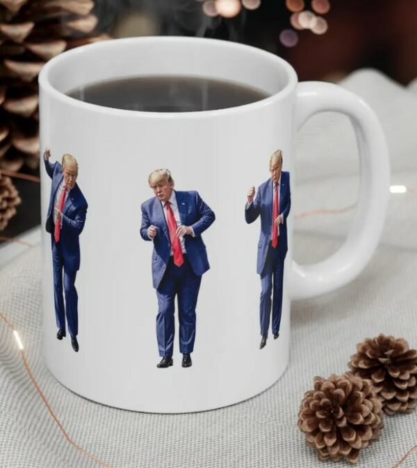 President Donald Trump 2024, Trump Dancing, MAGA, 2024, Trump for President Mugs3