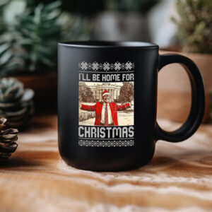 President Trump I'll Be Home For Christmas Mug2