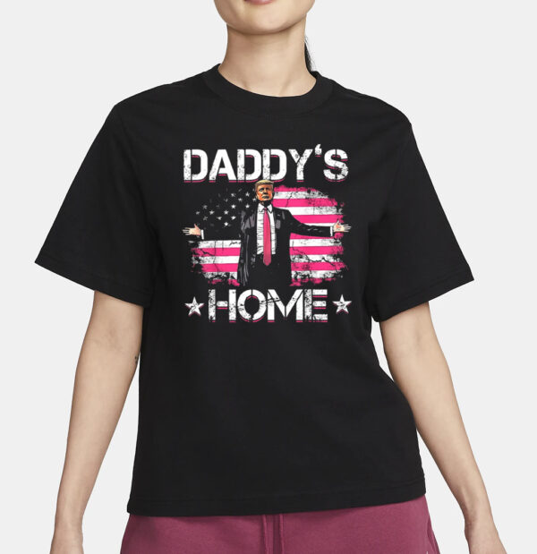 Republican Gift, Daddy's Home Trump 2025 Shirt2