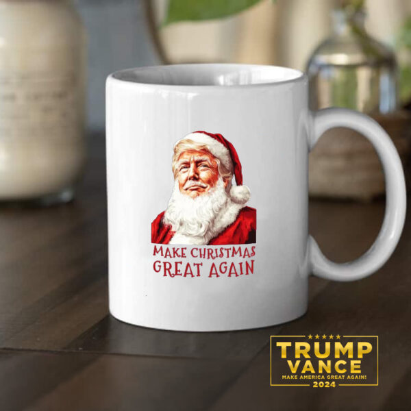 Santa Make America Great Again Mug, Trump Mugs