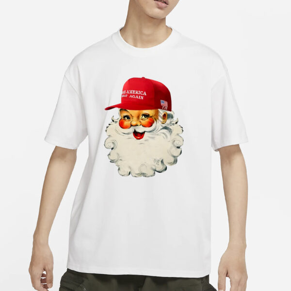 Santa Make America Great Again Shirt, Trump Christmas T-Shirts2