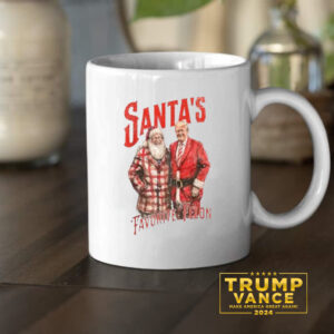 Santa’s Favorite Felon Mug, Trump Mug