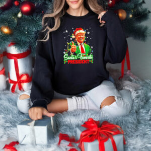 Santa’s Favorite President Funny Trump Christmas Xmas T-Shirt3