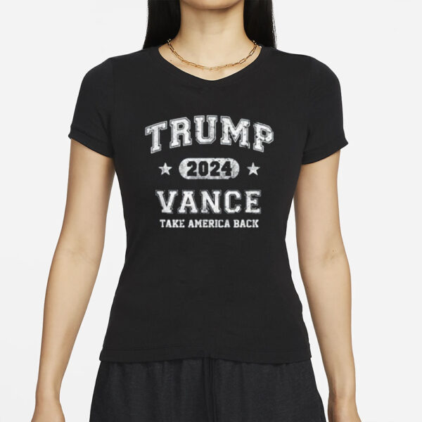 Team Trump Vance 2024 Take America Back Vintage T-Shirts