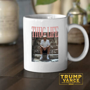 Thug Life To Real Life Mug, Trump Mug