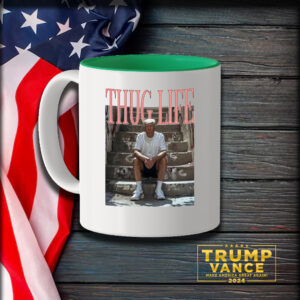 Thug Life To Real Life Mug, Trump Mug3