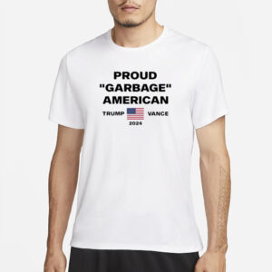 Townhall Media Proud Garbage American Trump Vance 2024 US Flag shirts2