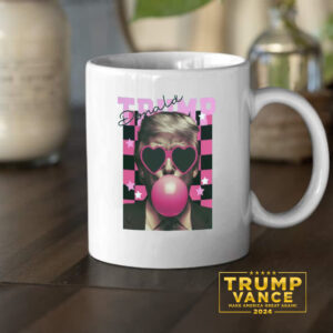 Trendy Trump Retro Checkered Mug, Trump Mug