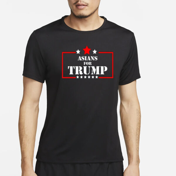 Trenz Shirt Company Asians for Trump Short Sleeve T-shirts3