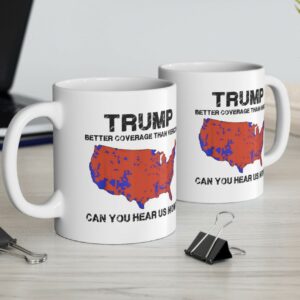 Trump 2024 Better Coverage Than Verizon Mug USA