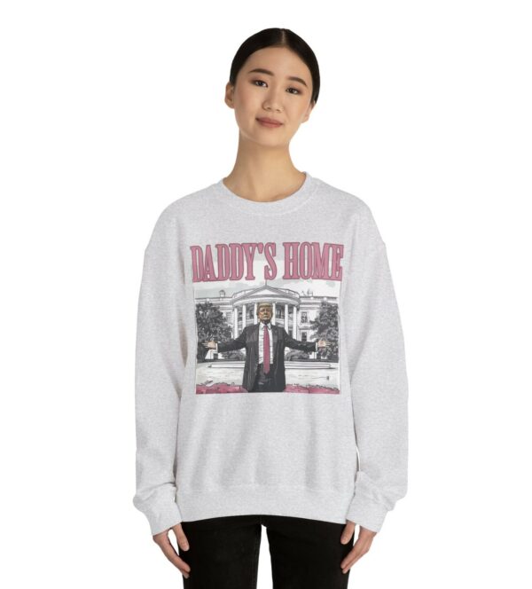 Trump 2024 Daddys Home White House Crewneck Sweatshirts