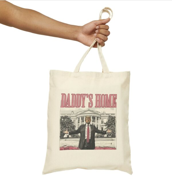 Trump 2024 Daddys Home White House Tote Bag US