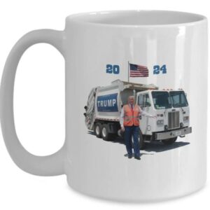 Trump 2024 Garbage Truck Mug, 2024 Trump Mug, Trump Garbage Truck, Mugs2