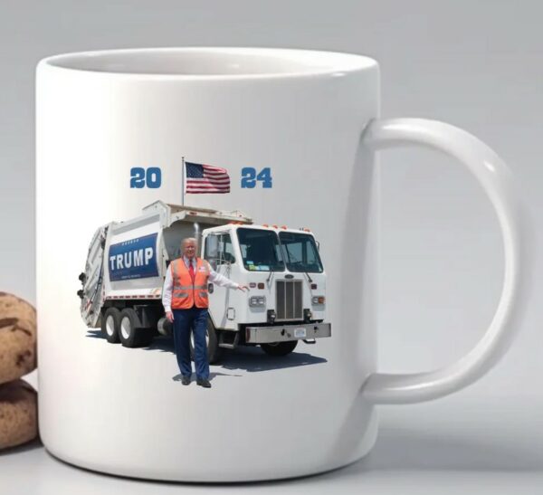 Trump 2024 Garbage Truck Mug, 2024 Trump Mugs