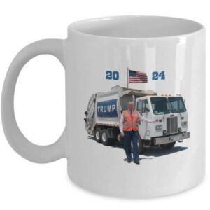 Trump 2024 Garbage Truck Mug, 2024 Trump Mugs1