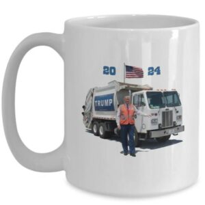 Trump 2024 Garbage Truck Mug, 2024 Trump Mugs3