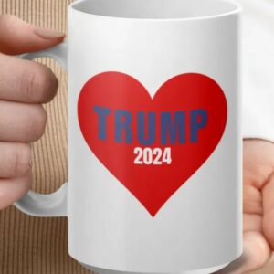 Trump 2024 Heart Mugs