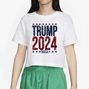 Trump 2024 MAGA Shirt, President Trump Shirt, Trump 2024 Shirt, MAGA Ladies T-Shirts