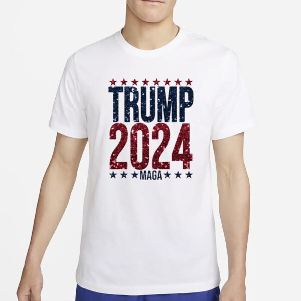 Trump 2024 MAGA Shirt, President Trump Shirt, Trump 2024 Shirt, MAGA Ladies T-Shirts3