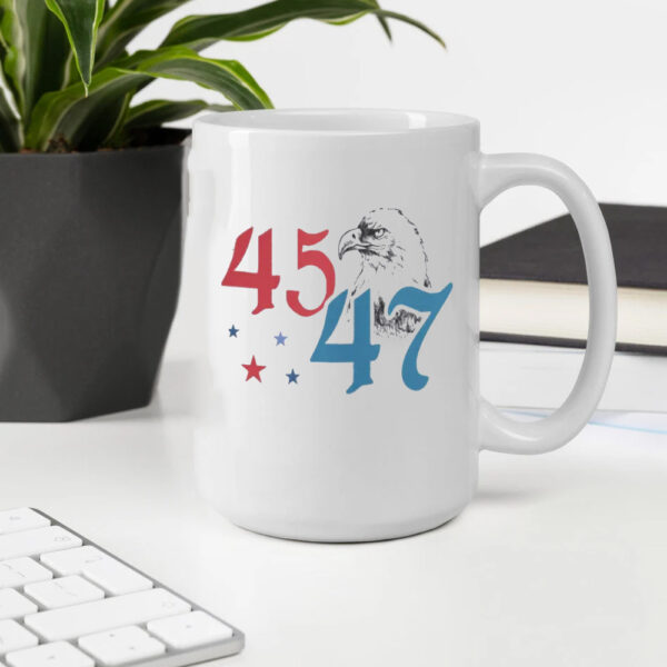 Trump 2024 Mug, 45 47 Trump Mug, Republican Mug