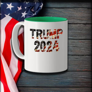 Trump 2024 Mug, American Flag Trump Mugs1