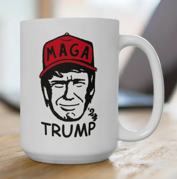 Trump 2024 Mug, MAGA Mug, Ceramic Mug, Trump President Mug1