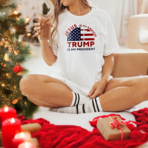 Trump 2024 Shirt, Jesus Is My Savior TRUMP Is My President, T-Shirts2