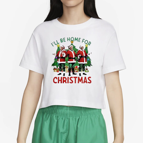 Trump 2024 shirt, Santa Trump Xmas I’ll Be Home For Christmas 2024 Shirts1