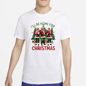 Trump 2024 shirt, Santa Trump Xmas I’ll Be Home For Christmas 2024 Shirts3