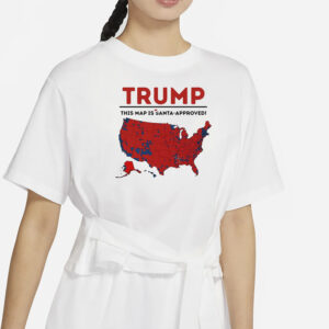 Trump 2024 shirt, This Map Is Santa-Approved Shirt1