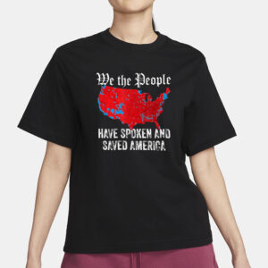 Trump 2024 shirt, We The People Have Spoken Trump 2024 Election Map 2024 Shirt1