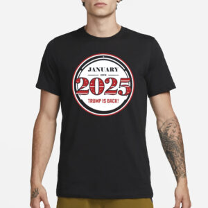 Trump 2025 Shirt, Trump 2025 January 20th Trump Is Back Shirt2