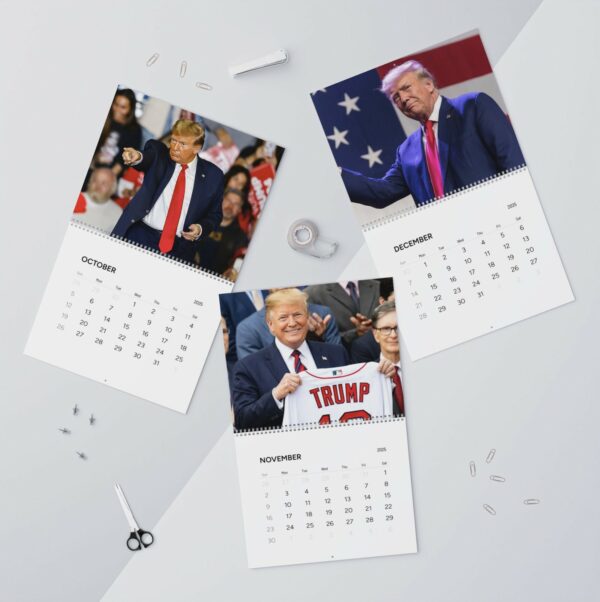 Trump 2025 Wall Calendar Funny Gift 4