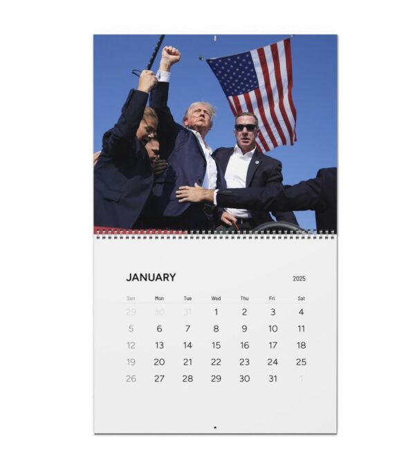 Trump 2025 Wall Calendar Funny Gift