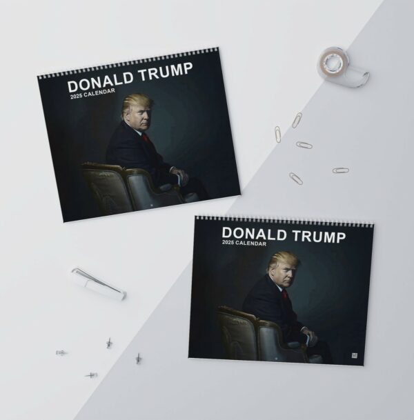 Trump 2025 Wall Calendar Funny Gift US