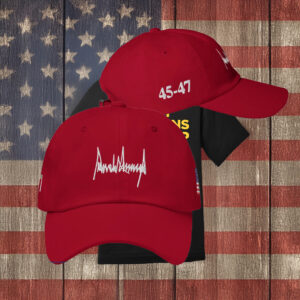 Trump 45 47 Signature Hat Cap