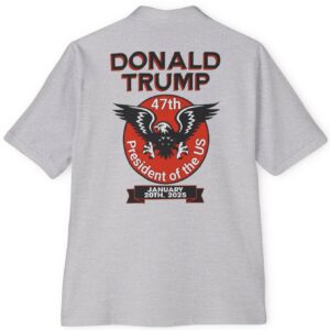 Trump 47th President Eagle Polo Shirts